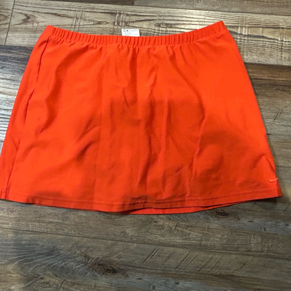 Nike Dri-FIT Orange Athletic Skort